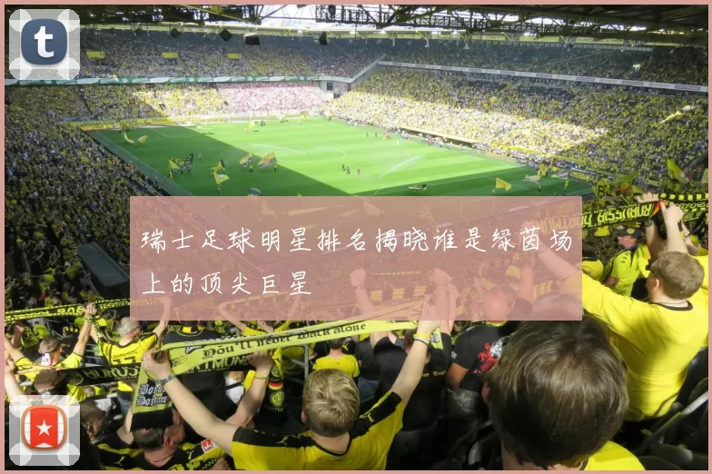 瑞士足球明星排名揭晓谁是绿茵场上的顶尖巨星